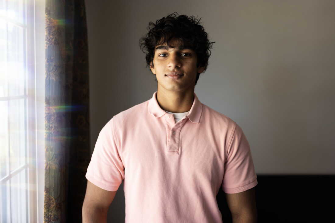 NPR's 2026 Student Podcast Challenge high school winner Amit Biligiri, a 16-year-old junior in San Jose, Calif. He made the podcast, “What Happens to Memories?”