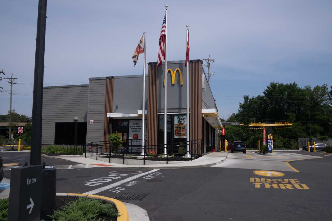 A McDonalds franchise in Morningside, MD.