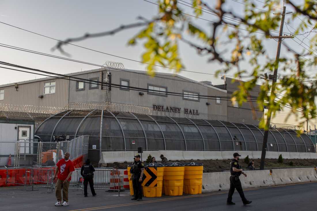 Delaney Hall detention center in Newark, NJ on June 3, 2026. An NPR review has found that the grievance system in immigration detention, originally designed as a way to report violations of detention standards, is now barely operational.