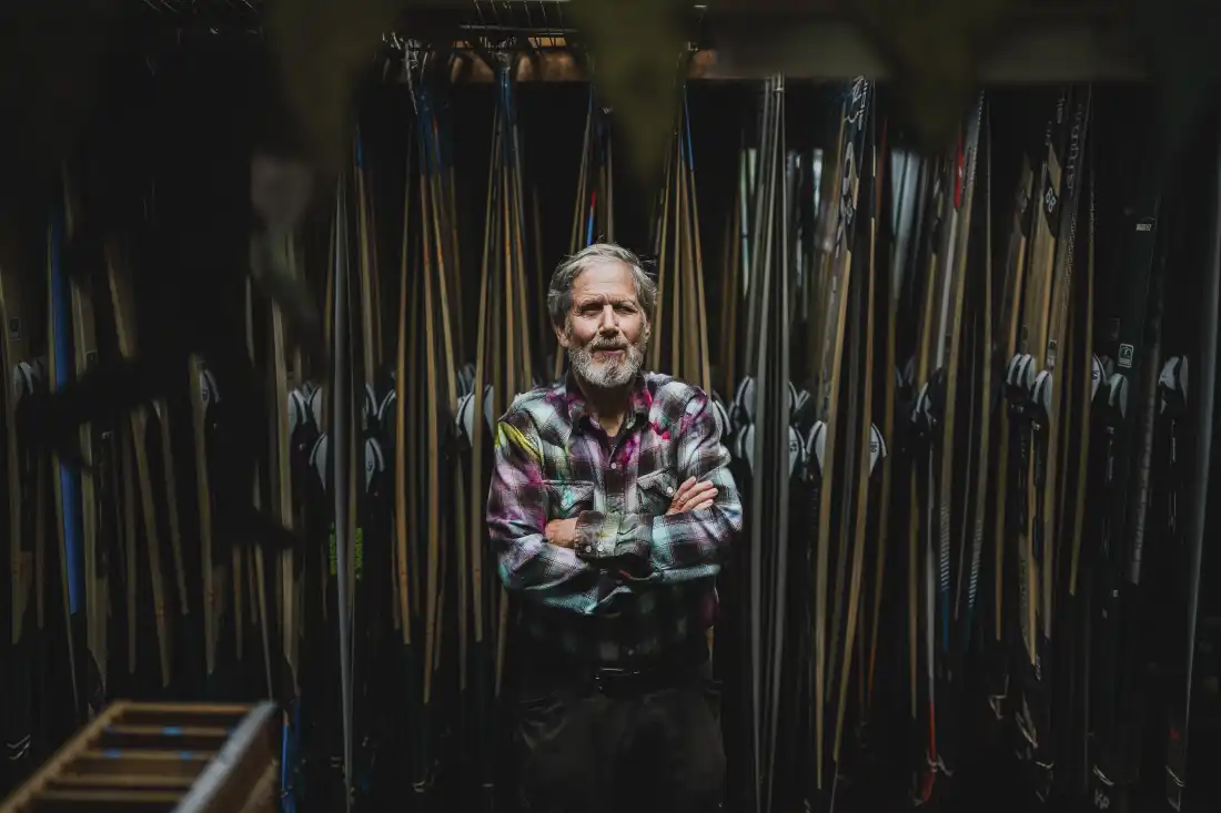 Chip Chase, co-founder of Whitegrass Touring Center, at the cross-country ski resort on Sunday October 11, 2026 in Canaan Valley, W.Va.