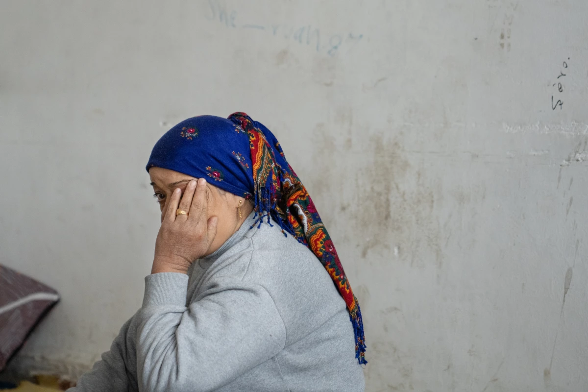 Biro cries as she talks about her daughter, Zaynib, who joined Kurdish fighters and was killed in an ambush by Syrian forces.