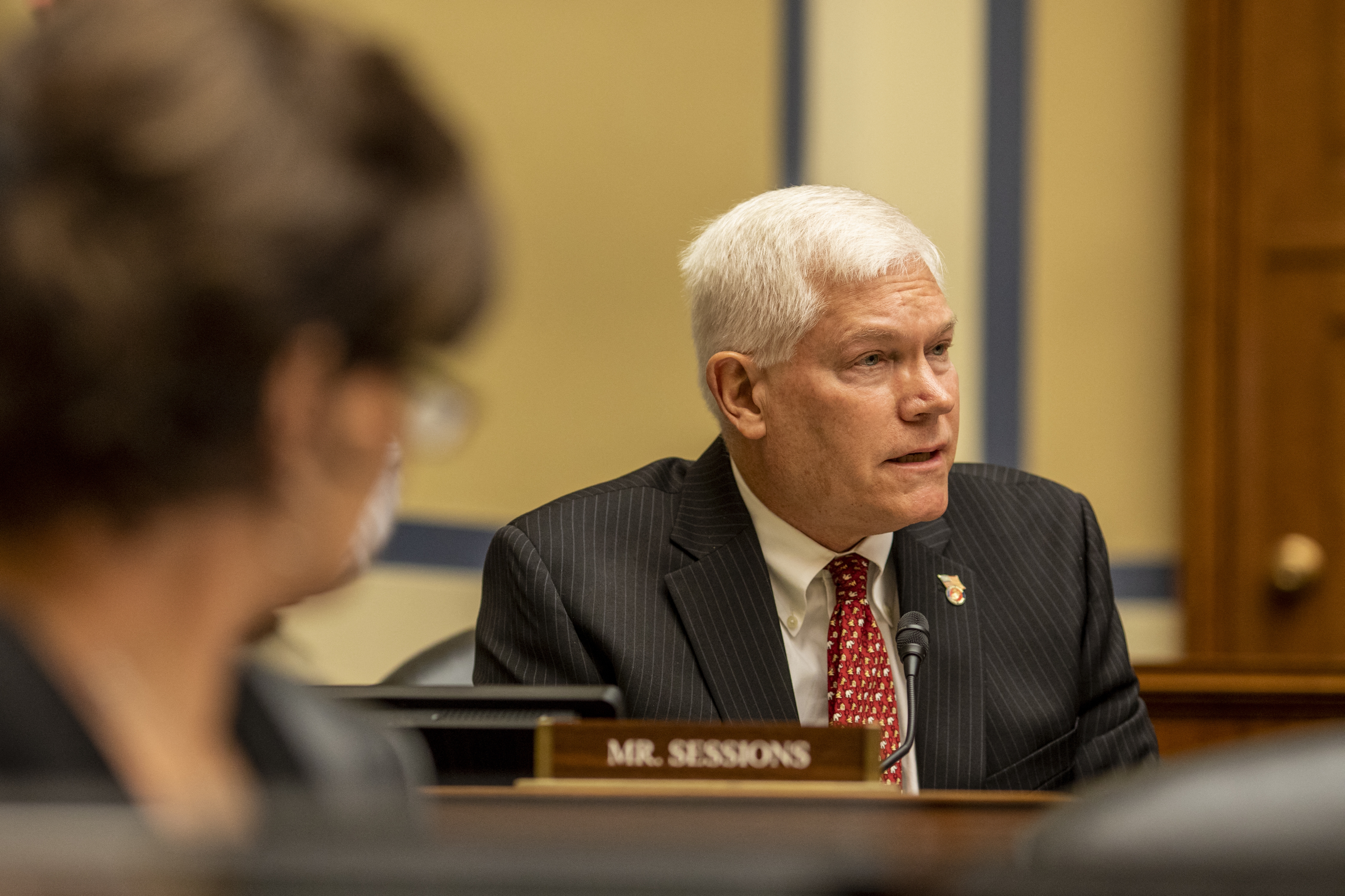 In a file photo, Rep. Pete Sessions (R-TX) speaks at a committee meeting about gun violence on June 8, 2022 in Washington, D.C.
