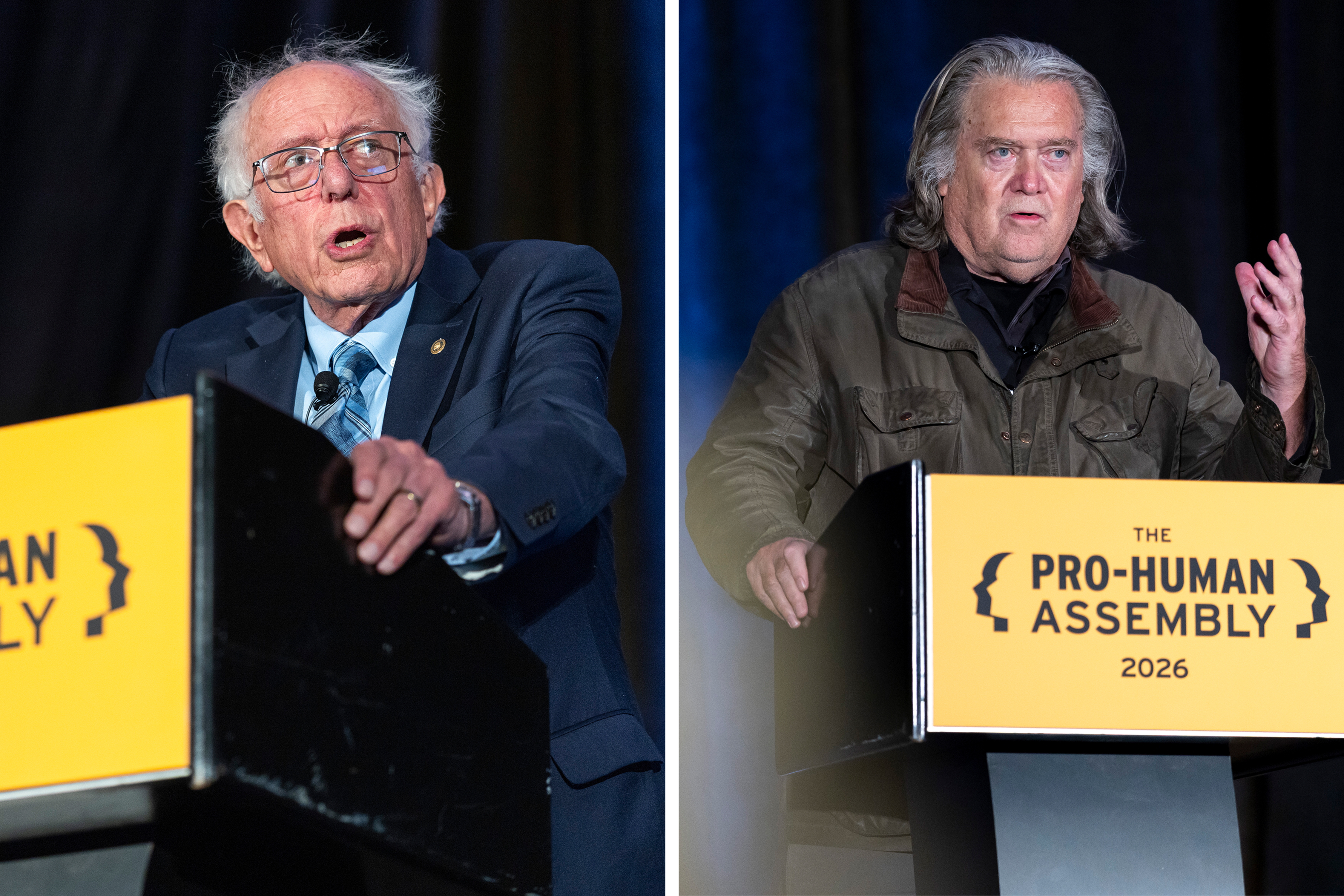 AI skeptics from Bernie Sanders to Steve Bannon urge action, as Congress, Trump idle