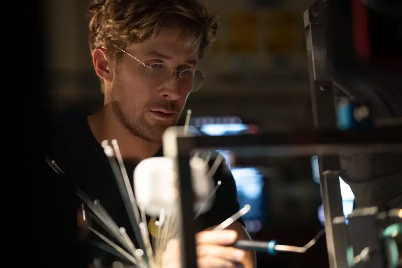 Ryan Gosling stars as Ryland Grace in PROJECT HAIL MARY, from Amazon MGM Studios. Photo credit: Jonathan Olley © 2025 Amazon Content Services LLC. All Rights Reserved.