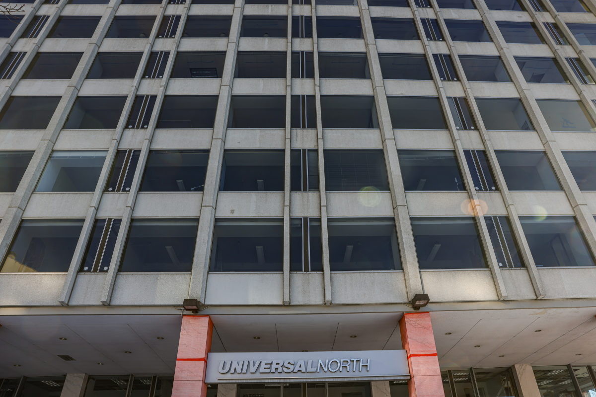 The Post Brothers development company is aiming to have residents move into this office building next year, once it has been converted into a residential building.