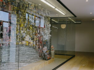 After purchasing Mehta's hardware store, Gates transformed the space and its massive inventory into an art installation and events space.