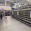 The bread aisle in a Walmart store is empty as people stock up ahead of the possible arrival of Hurricane Isaias on October 08, 2026 in Gulf Breeze, Florida. Hurricane Isaias is in the Gulf of Mexico as the season's first Atlantic hurricane, with sustained winds of 80 to 85 mph. It is projected to make landfall along the northern U.S. Gulf Coast as a category two or lower hurricane by late Friday or early Saturday.