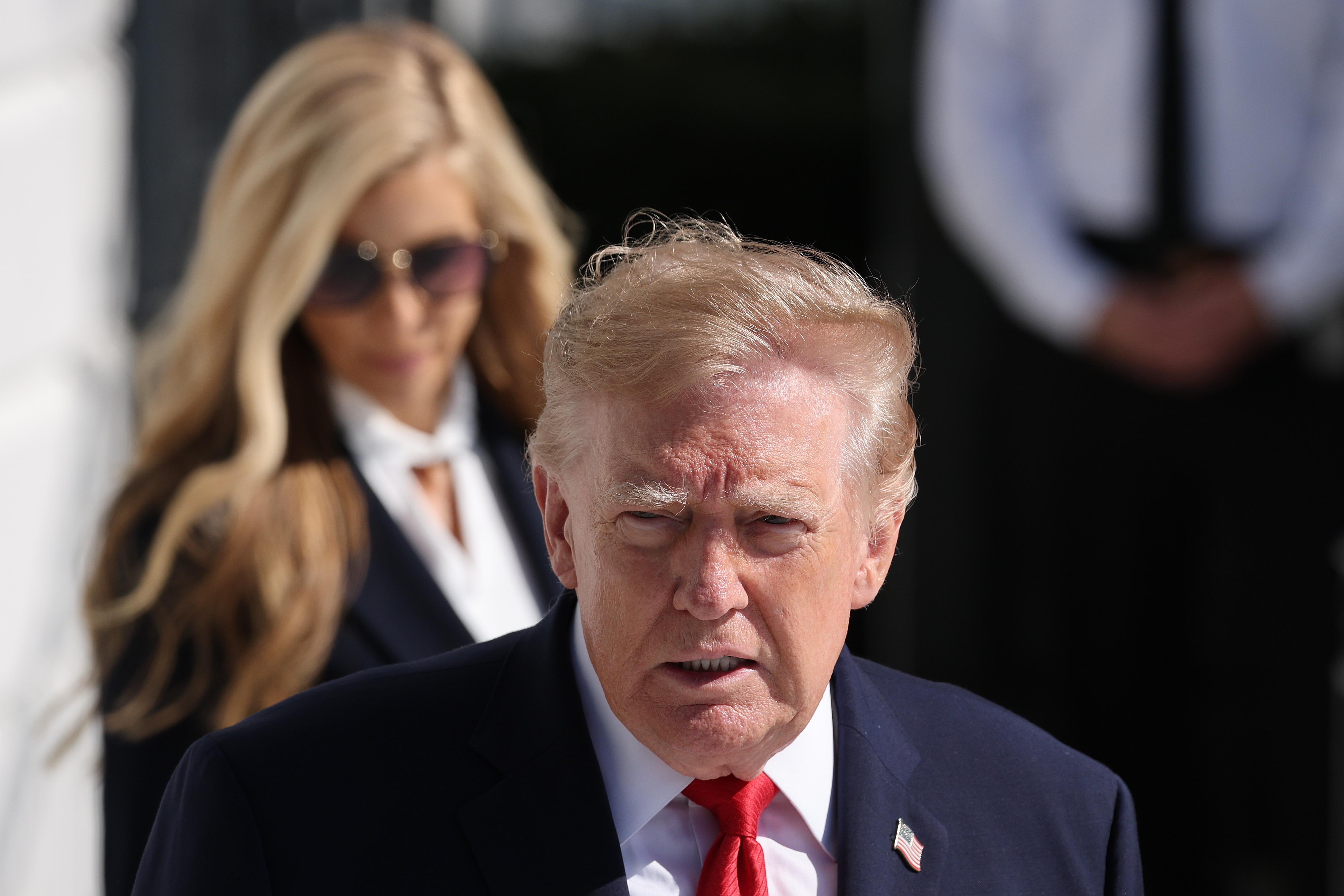 Trump casts doubt on press secretary's future
