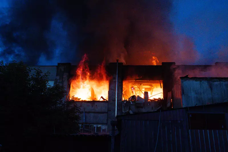 Night attack on capital aftermath. Kyiv, Ukraine, 02 June 2026 Images: @shtukaanton - Anton Shtuka/NPR