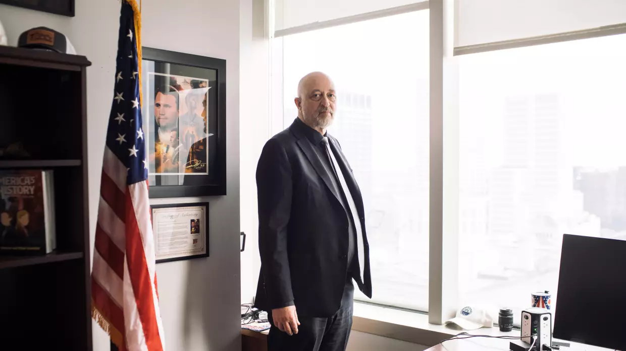 Republican state Rep. Gary Click, from northern Ohio, is a Baptist pastor and three-term lawmaker. Here, he poses for a portrait in his office in Columbus, Ohio, in February.