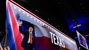 Texas Republican Senate candidate, Texas Attorney General Ken Paxton walks on stage on the first day of the 2026 Republican National Convention on Sept. 9, 2026 in Dallas, Texas.