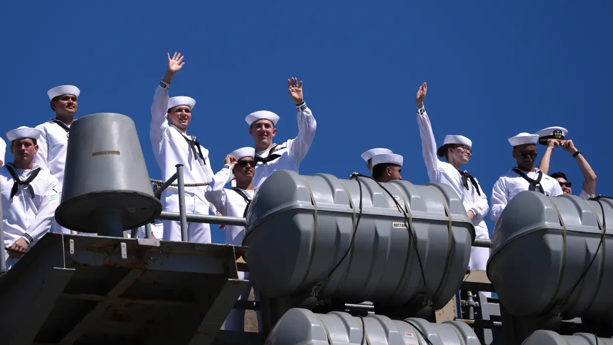 The long-deployed USS Lincoln returns home to San Diego Bay