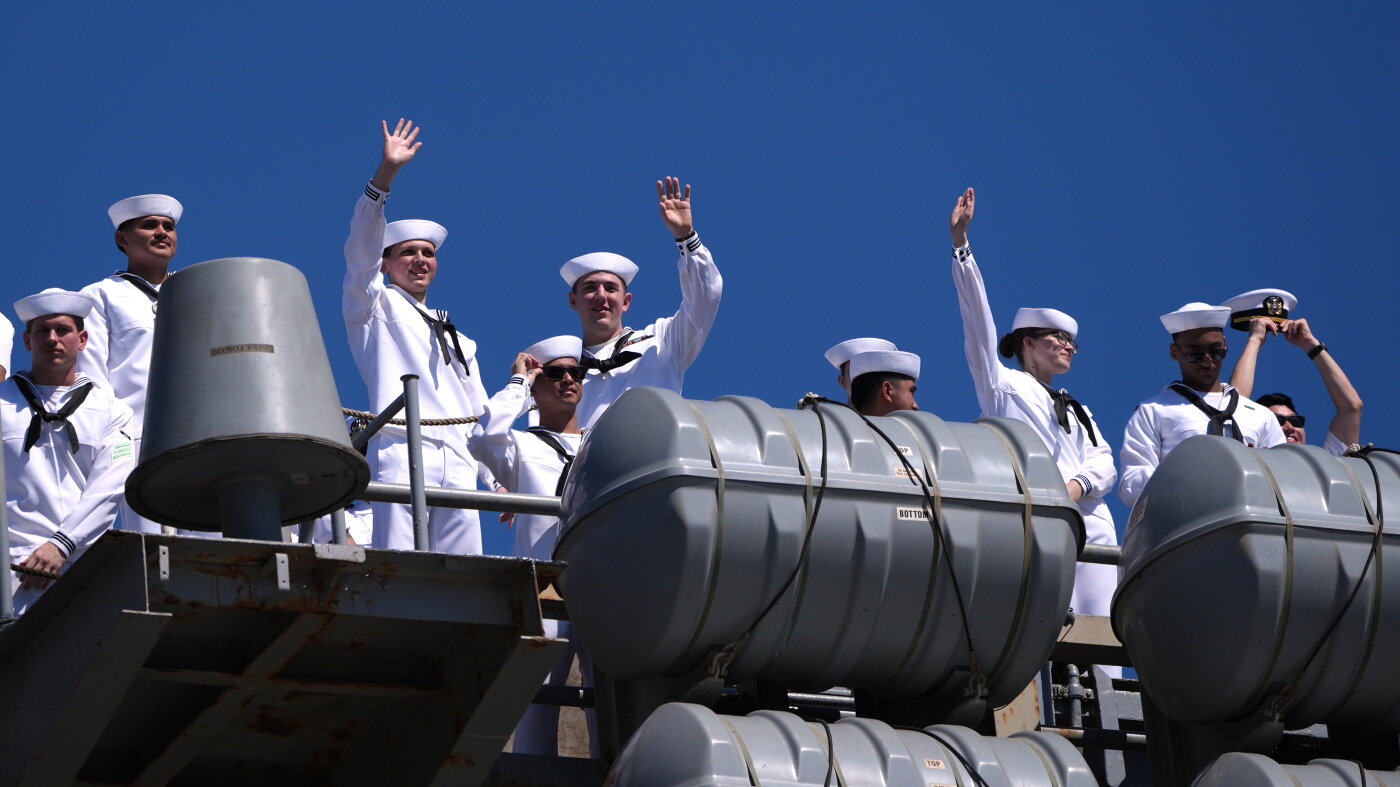 The long-deployed USS Lincoln returns home to San Diego Bay