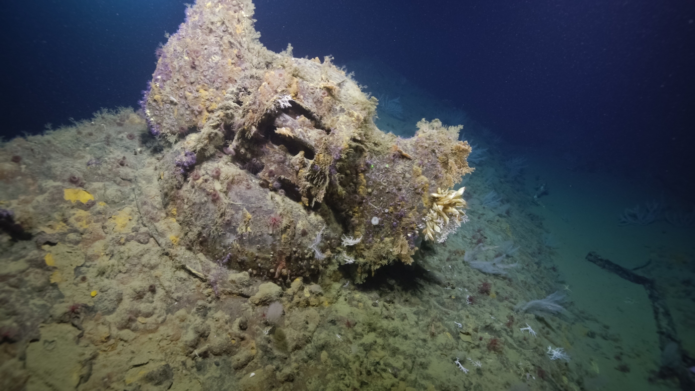 Historic World War II ship found in the Pacific Ocean