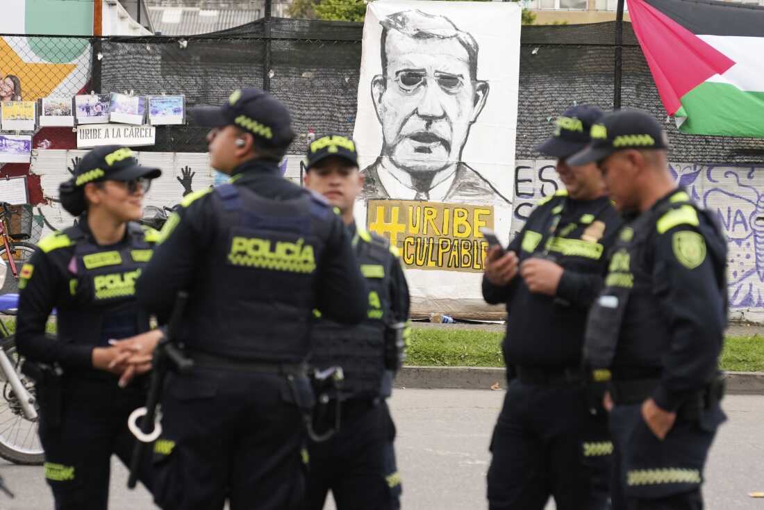 Former Colombian President Uribe found guilty in bribery trial Former Colombian President Uribe found guilty in bribery trial