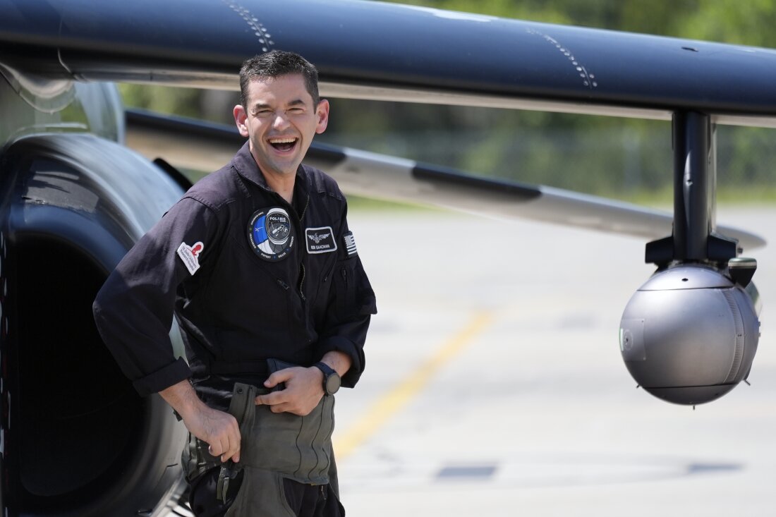 Jared Isaacman at the Kennedy Space Center in Cape Canaveral, Florida, earlier this year. The billionaire astronaut with close ties to SpaceX has been nominated by President-elect Donald Trump to run NASA.