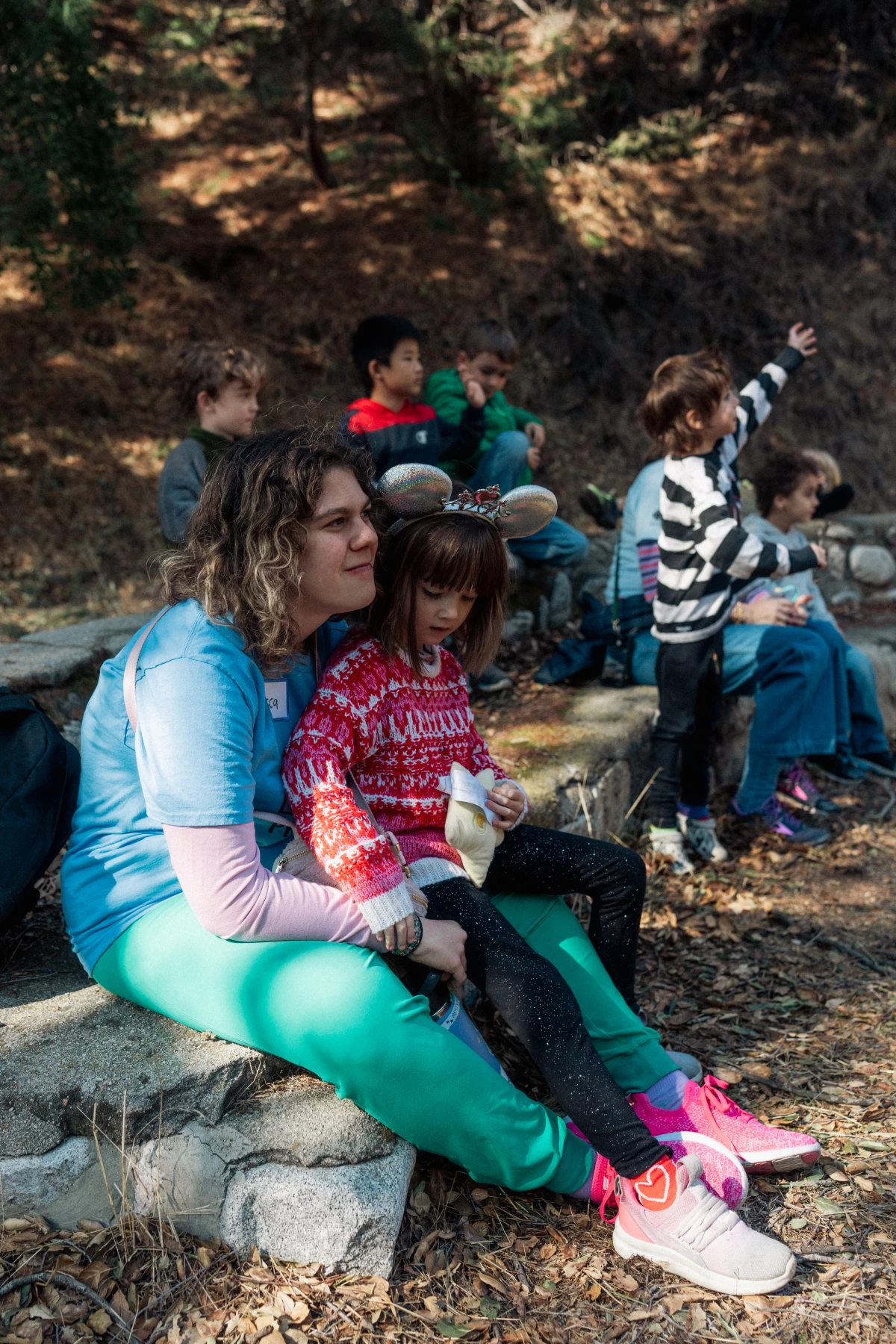 Project:Camp counselor Becca Grae and Zella Eakin in Glendale, Calif.