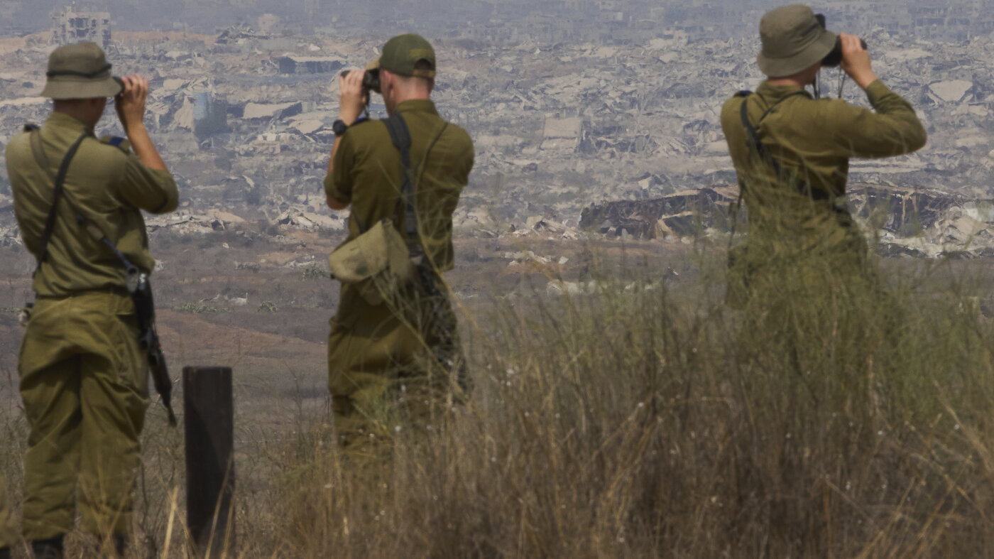 Israeli military to call up 60,000 reservists for Gaza war : NPR
