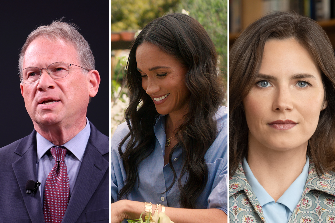  Jeffrey Goldberg, Meghan Markle and Amanda Knox.