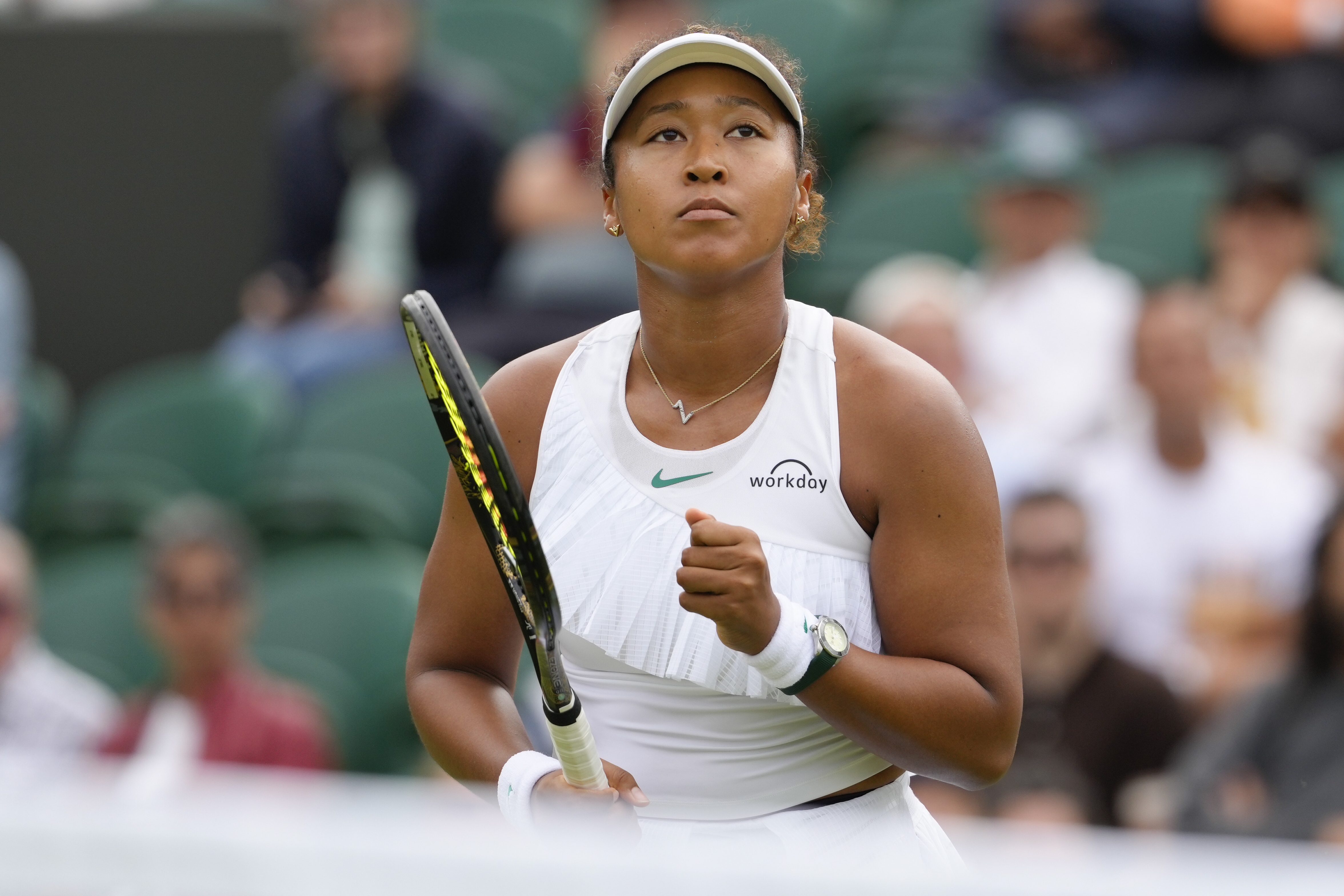 Naomi Osaka wins her first Wimbledon tennis match in 6 years : NPR