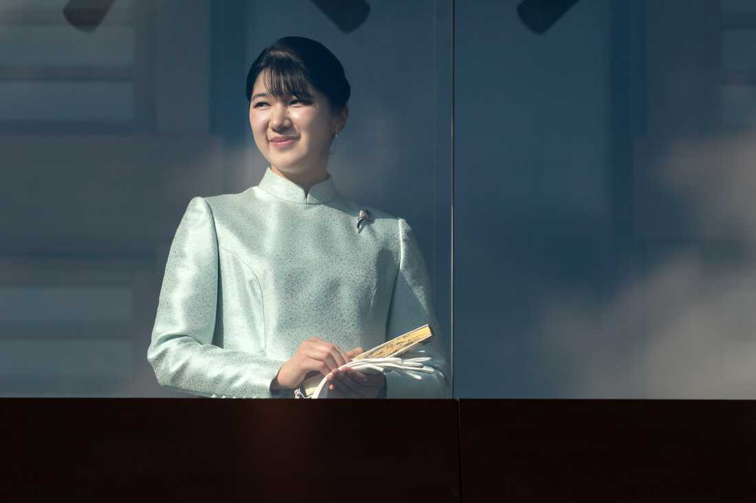 Japan's Princess Aiko attends the New Year's appearance by the Japanese imperial family at the Imperial Palace on January 02, 2026 in Tokyo.