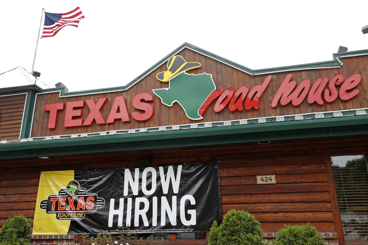 A Texas Roadhouse restaurant in Methuen, Mass., is seen in June 2020. Texas Roadhouse and Chili's Grill & Bar continue to buck the general downward trends in the industry.