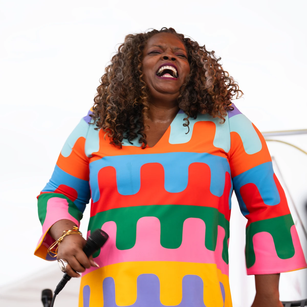 Dianne Reeves performs at the District Pier during the DC JazzFest in Washington, D.C.