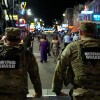 Members of the National Guard stand watch on Beale St., Friday, July 17, 2026, in Memphis, Tenn.  