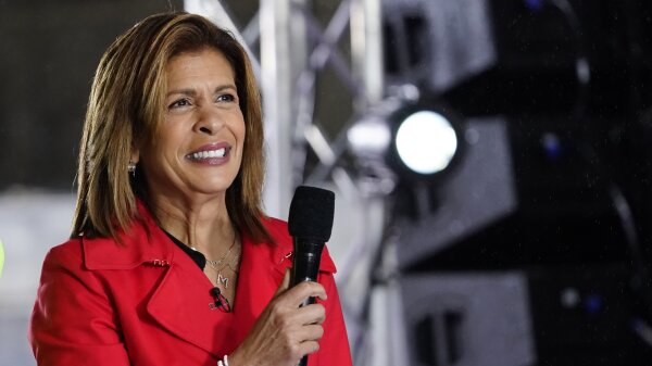 Hoda Kotb on NBC's Today show in 2022. 