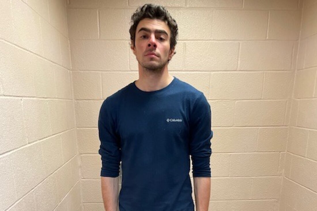 This handout photo released by the Altoona Police Department shows Luigi Mangione in jail after being taken into custody on December 9, 2024 in Altoona, Pennsylvania.