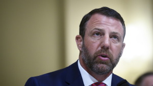 Homeland Security Secretary Markwayne Mullin testifies before a House committee on June 3.