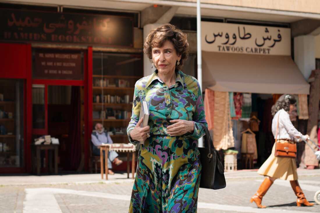 Azar Nafisi on the set of Eran Riklis' Reading Lolita in Tehran