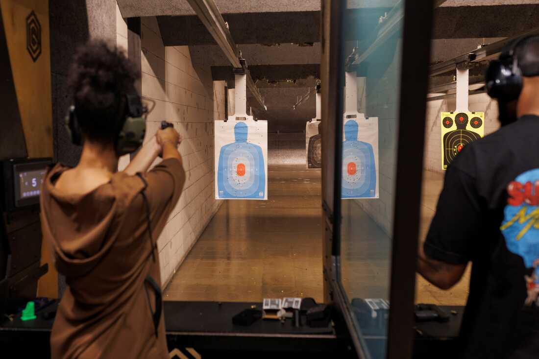 Charles’s daughter, Charley, practices with her father. The day after President Trump’s election, a man drove onto her college campus and hurled racial slurs at Black students.