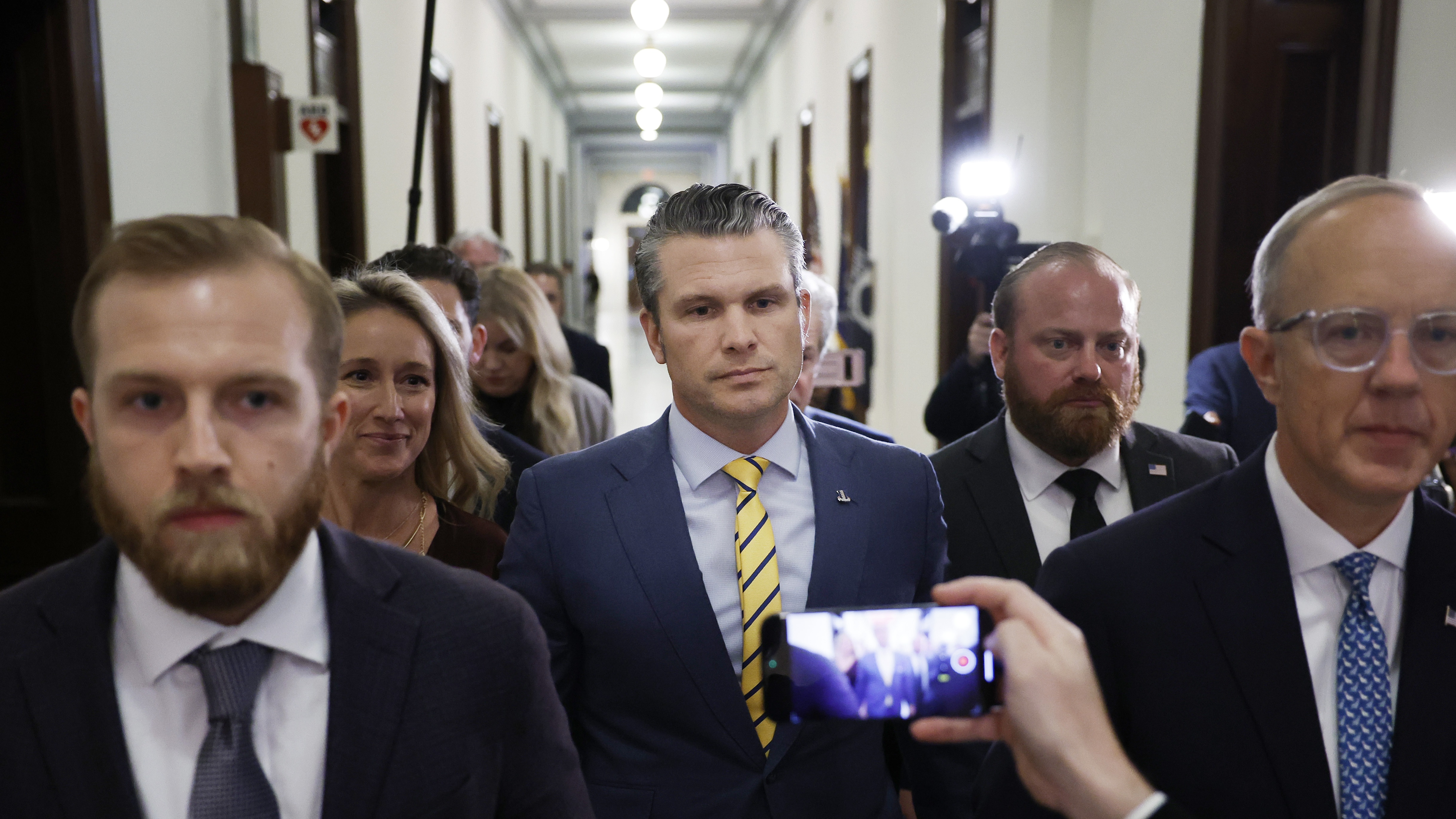 Pete Hegseth, President-elect Donald Trump
