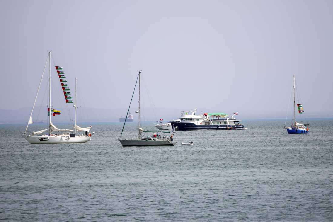 Activists say Israel’s navy has begun intercepting a Gaza-bound assist flotilla