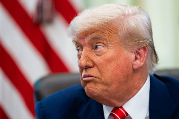 Trump Education Budget Cut - NPR President Trump speaking at a news conference in the Oval Office.