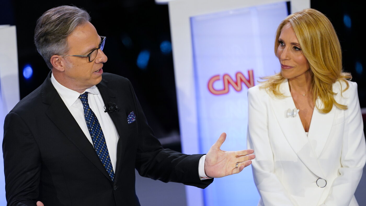 CNN's fate is in the air and Trump wants a say in custody battle : NPR