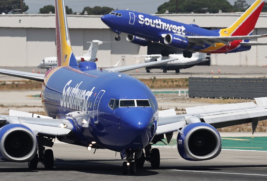 Transportation Department sues Southwest for allegedly delaying