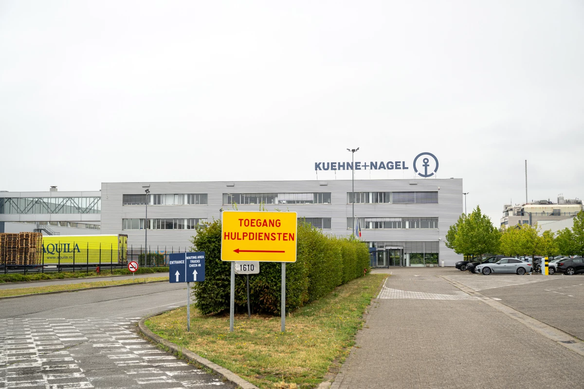The warehouse in Geel, Belgium, where contraceptives purchased by the U.S. have been sitting since July. An additional supply has been identified in another Belgian warehouse; a local official said due to improper storage those products are largely unusable.