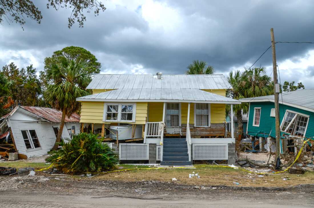 Cedar Key after Hurricane Helene, October 2024