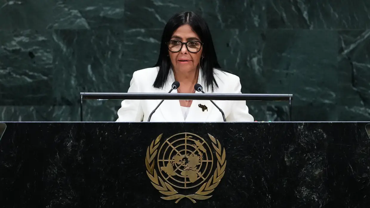Venezuela's acting leader promises elections at the 'right moment'