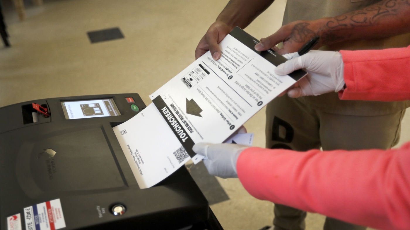 Here are voting tips for people in jail or who’ve been convicted : NPR