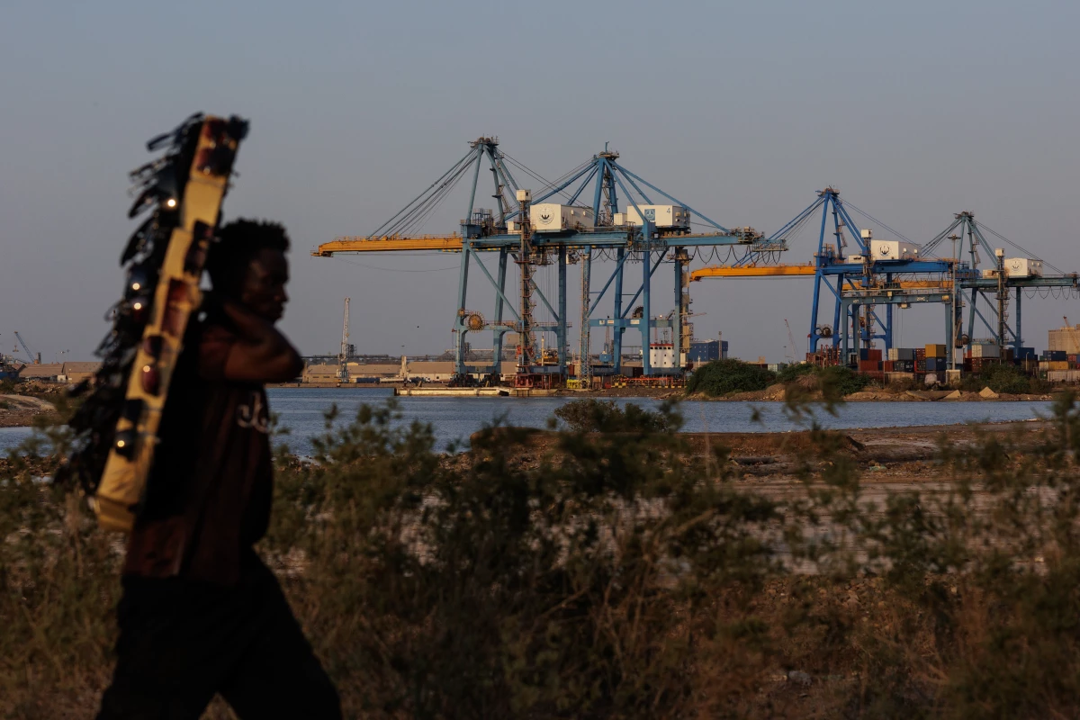 Port Sudan Harbor seen on Sept. 10.