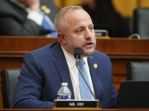 U.S. Rep. Russell Fry (R-SC) questions former Special Counsel Jack Smith during a hearing before the House Judiciary Committee in the Rayburn House Office Building on Capitol Hill on January 22, 2026 in Washington, DC.