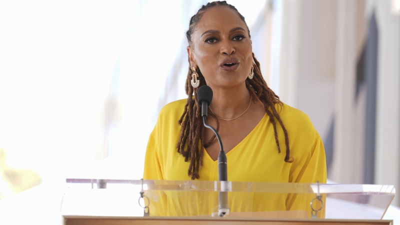 Filmmaker Ava DuVernay, pictured here in Los Angeles in July 2025, is one among many Hollywood figures to pledge not to work with Israeli movie industry companies in response to the humanitarian crisis in Gaza.