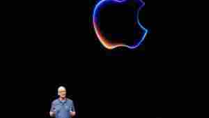 Apple CEO Tim Cook speaks during Apple's annual Worldwide Developers Conference (WDC) in June. Many of the features Apple announced there will duplicate the services of 3rd-party apps, a practice known as 