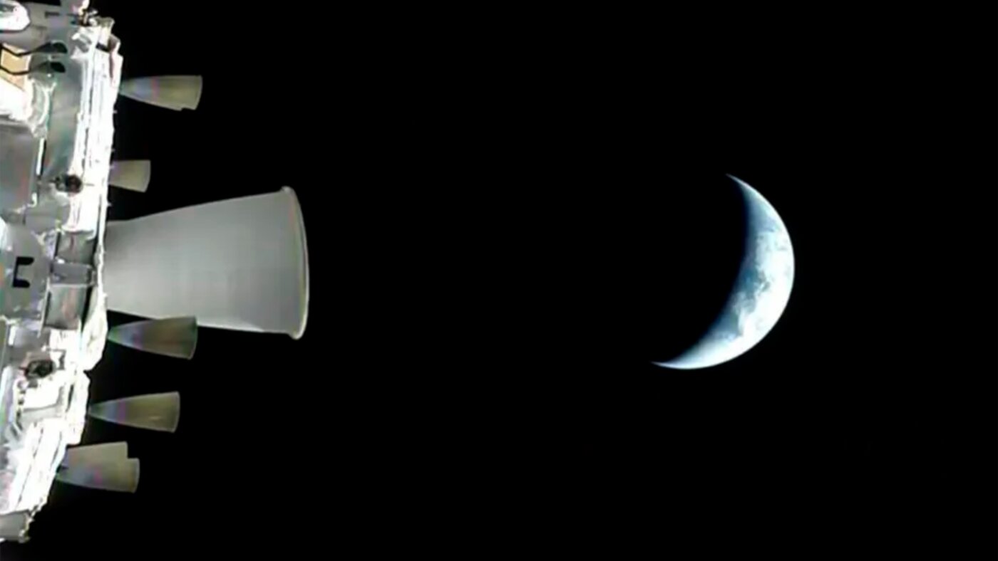 Photos: NASA releases first images from moon flyby