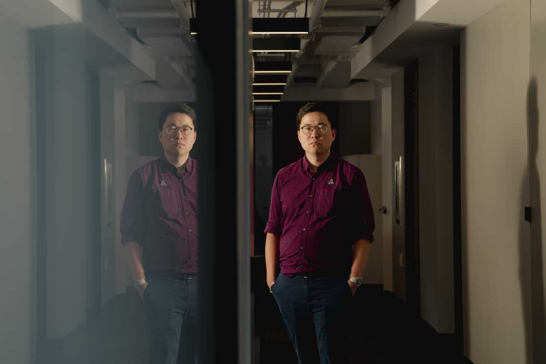 Daniel Kim, a structural engineer with the U.S. Army Corps of Engineers and president of IFPTE Local 98, poses for a portrait in New York, NY, on July 29, 2026.
