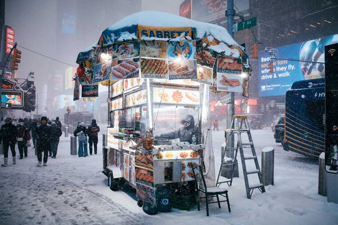 Photos: Massive winter storm sweeps across the U.S. : The Picture Show : NPR