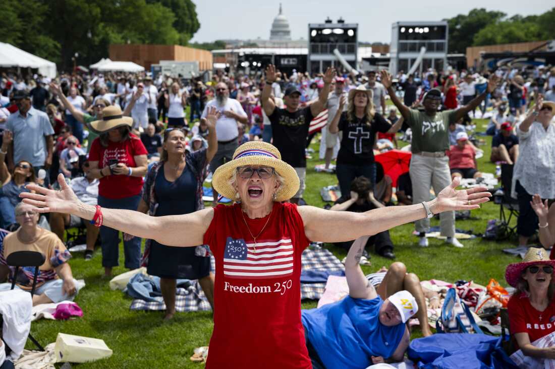 Freedom 250 organized "Rededicate 250: A National Jubilee of Prayer, Praise and Thanksgiving" on D.C.'s National Mall in May.